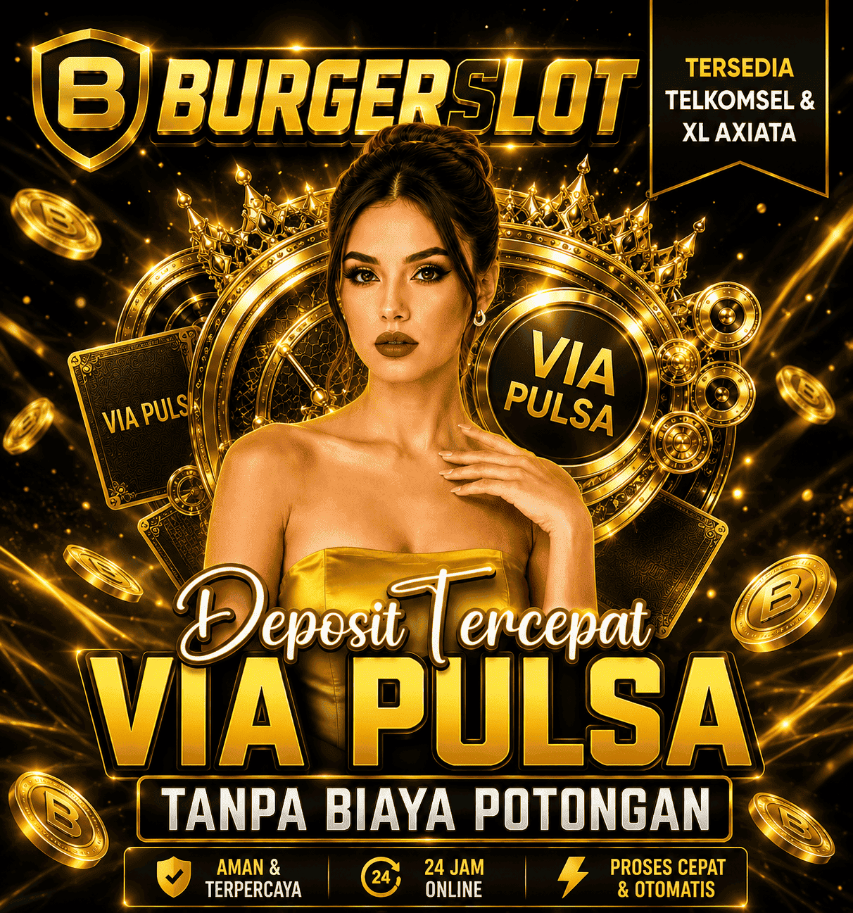 BURGERSLOT | Situs Slot Online Terpercaya dengan Deposit Pulsa Tanpa Potongan by Hey siriusly